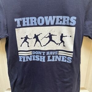 Funny Motivational Throwing Track & Field Unisex T-Shirt Adult Small